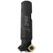 Dorian Tool C45XL 45 Degree Angle Double Indexable Chamfer Mill, 7-3/4" Overall Length, 1-1/32" Cutter Diameter, 1" Shank Diameter, 7/32" Face Width
