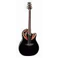 Ovation Celebrity Deluxe CC44 Acoustic-electric Guitar, Black