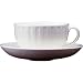 Wedgwood Night & Day Bone China Checkerboard Tea Saucers, Set of 4