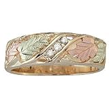Black Hills Gold Three Stone Womens Diamond Wedding Ring from Coleman