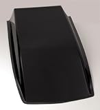 Harwood 1124: Hood Scoop, Cowl Induction, 53 1/2 in. Long, 28 in. Wide, 4 in. Tall, Fiberglass, Black Gelcoat, Each