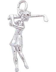 Rembrandt Charms Female Golfer Charm