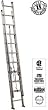 Louisville Commercial AE4240 40-ft Commercial Grade Aluminum 2-Section D-Rung Extension Ladder
