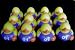 One Dozen (12) Purple & White BASKETBALL Rubber Ducky Duck Party Favors