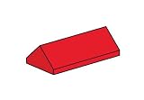 Eigenschaften LEGO 3445 / Lego Service 3445 - Dachfirststeine, rot, 25 Stück