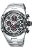 Pulsar Men's Tech Gear Alarm Chronograph Silver-Tone Watch #PF3527