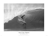 Gerry Lopez, Pipeline - Artist: Bill Romerhaus - Art Print Poster Size: 24.00 by 18.00 inches