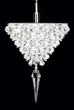 Schonbek VM0506 Silver Geometrix-Vertex Crystal Single Light Down Lighting Mini Pendant from the Geo