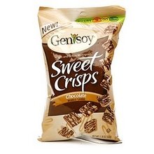 Genisoy Chocolate Sweet Crisps, 3.52 Ounce Packages (Pack of 12)