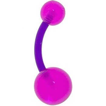 BIOPLAST Magenta Magic Belly Ring