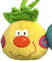 Crib Critters by Linzy Happy Caterpillar Crib Activity Toy Bumper in Blue