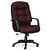HON 2091NT69T - 2090 Pillow-Soft Executive High-Back Swivel/Tilt Chair, Wine Fabric/Black Base