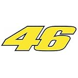  : Valentino Rossi Sticker Aufkleber 46 Gelb
