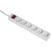 Hama Steckdosenleiste 6fach mit Schalter und Kindersicherung, 1,4 m, Wei�