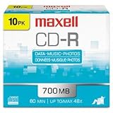 MaxellCDR 700 10 Pk