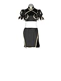 Mtxc Women's Street Fighter Cosplay Costume Chun Li 2nd Kid Size Small Black