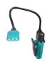 3 LED Flexi-Neck 2-Cell Clip Light, Trans. Blue
