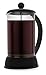 FP Coffee Maker French Press Coffee Maker w/ Glass Carafe and Sturdy Plastic Frame: 34 oz (8 cup) capacity; black
