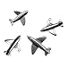 Airplane Pushpins - Set of 8