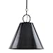 Altamont 1-Light Pendant - Distressed Bronze Finish with Distressed Bronze Metal Shade