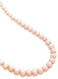 16" Pink Pearl Necklace - Pink Collection