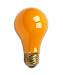 25 Watt Orange Light Bulb / Incandescent Orange A19 / 130 Volt Long Life