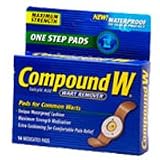 Compound W Wart Remover Medicated Pads - 14 Each