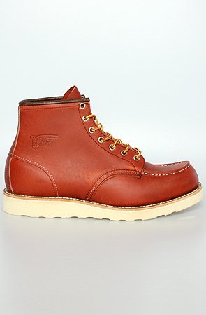 Red Wing The 8131 Classic Moc Boot in Oro Russet Portage Leather,Boots for Men