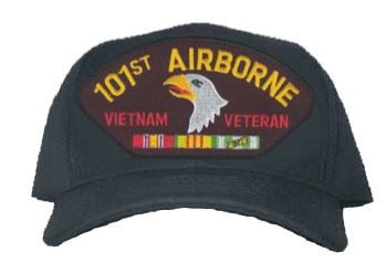 NEW U.S. Army 101st Airborne Division Vietnam Veteran Cap w/ Ribbons - Ships in 24 Hours