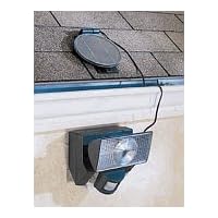 Floodlight Solar Powered Motion Activated. 20 Watt Halogen Bulb Security Flood light