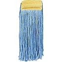 MARINO Zinger 16 oz Heavy Duty Blue Cut-End Wide Band Floor Mop - ZINGER-16WB by Marnio - Marino - ZINGER-16WB