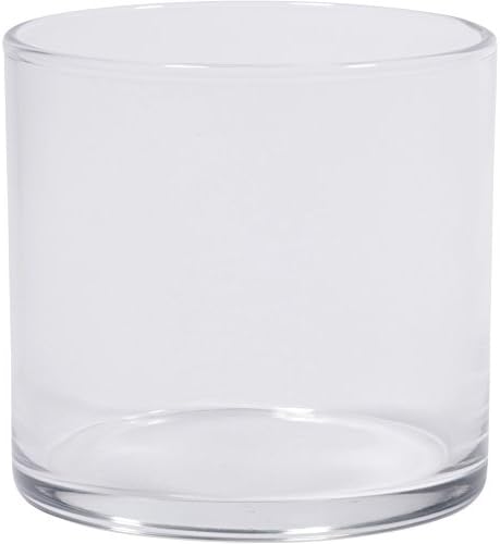 7 oz Clear Round Glass Candle Jars - Case of 12