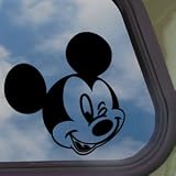 Disney Black Decal Mickey Mouse Car Truck Window Sticker