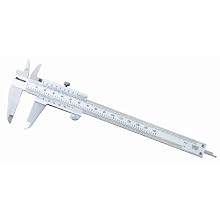 Starrett 125MEA-6/150 Vernier Caliper, Stainless Steel, 0-6"/0-150mm Range, 0.001"/0.02mm Resolution