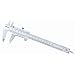Starrett 125 Series Vernier Caliper, Stainless Steel, Inch/Metric, For Depth/Inside/Outside/Step Measurements, 0.001"/0.02mm Resolution