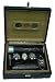 Leather Gator Skin Humidor Gift Set With Cutter