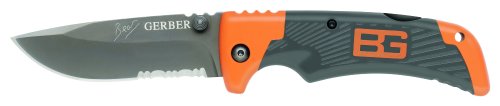 Gerber 22-31-000754 Bear Grylls Scout Couteau de poche Orange/gris