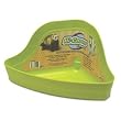 Super Pet Hi-Corner Litter Pan with Locks for Critters (Assorted, 13 Inch L x 10 Inch W x 6 Inch H)
