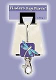 Finders Key Purse Dragon Fly Keychain