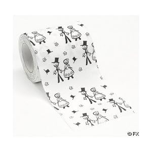 Wedding Print Toilet Paper (Receive 2 Rolls Per Order)