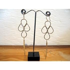 Gold Clover Earrings