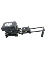Photography: Lanparte Pro Cine DSLR Kit 15mm Rail System Support Baseplate Shoulde PAD V-MOUNT Battery - Lanparte