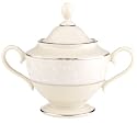 Lenox Pearl Innocence Platinum-Banded Fine China Sugar Bowl