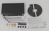 B&M BMM-70264: Fluid Cooler, Transmission, Plate-Type, Aluminum, Black, 6 in. x 11 in. x 1 1/2 in., Each