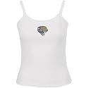 Reebok Jacksonville Jaguars Ladies White Frosted Logo Spaghetti Strap Tank Top