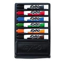Childrens Toyshop  Toys : Expo Dry Erase Marker Organizer with Mounting Strip, Incl 6 Markers, 1 Eraser SAN83056