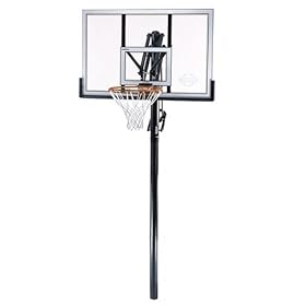 Lifetime 71729 Height-Adjustable In-Ground Basketball System with 50-Inch Backboard by Lifetime