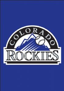 Colorado Rockies Garden / Window Flag