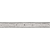 Starrett C604RE-6 Spring Tempered Steel Rule With Inch Graduations, 6" Length, 3/4" Width, 3/64" Thickness