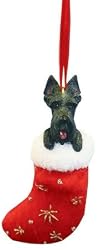 Santa's Little Pals Scottish Terrier Stocking Christmas Ornament